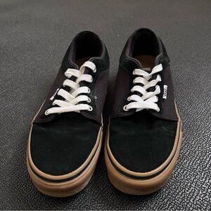 Vans Men's Chukka low pro Black and Tan Sneakers